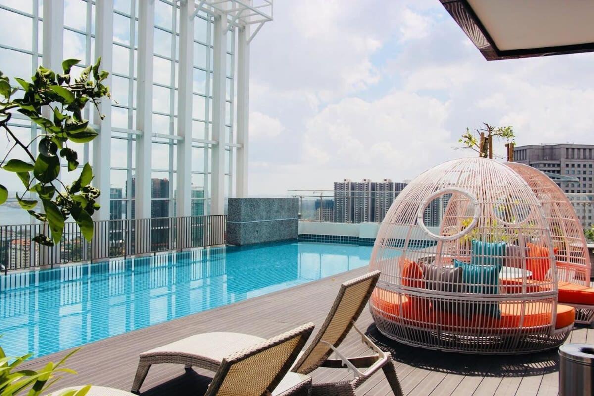Modern, High Floor Suasana Suites 05 In Jb ジョホールバル エクステリア 写真